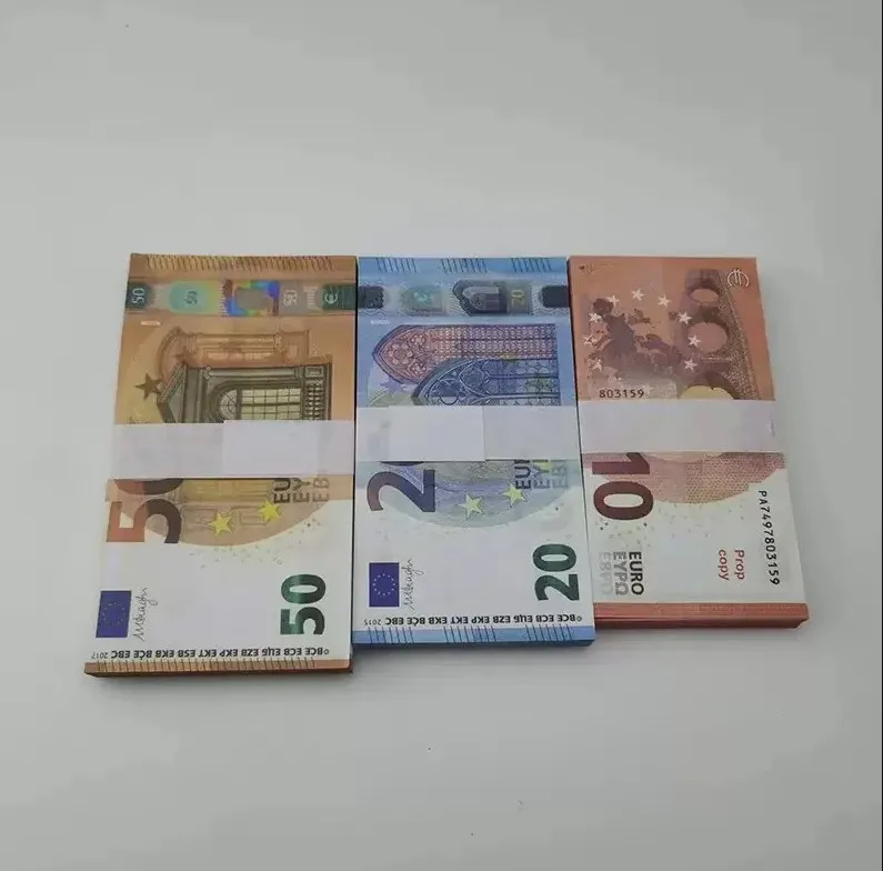 Realistisches Fake Geld 2026 - Euro Banknoten Stapel für Filmaufnahmen